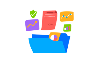 File And Folder Fee Sticker PNG