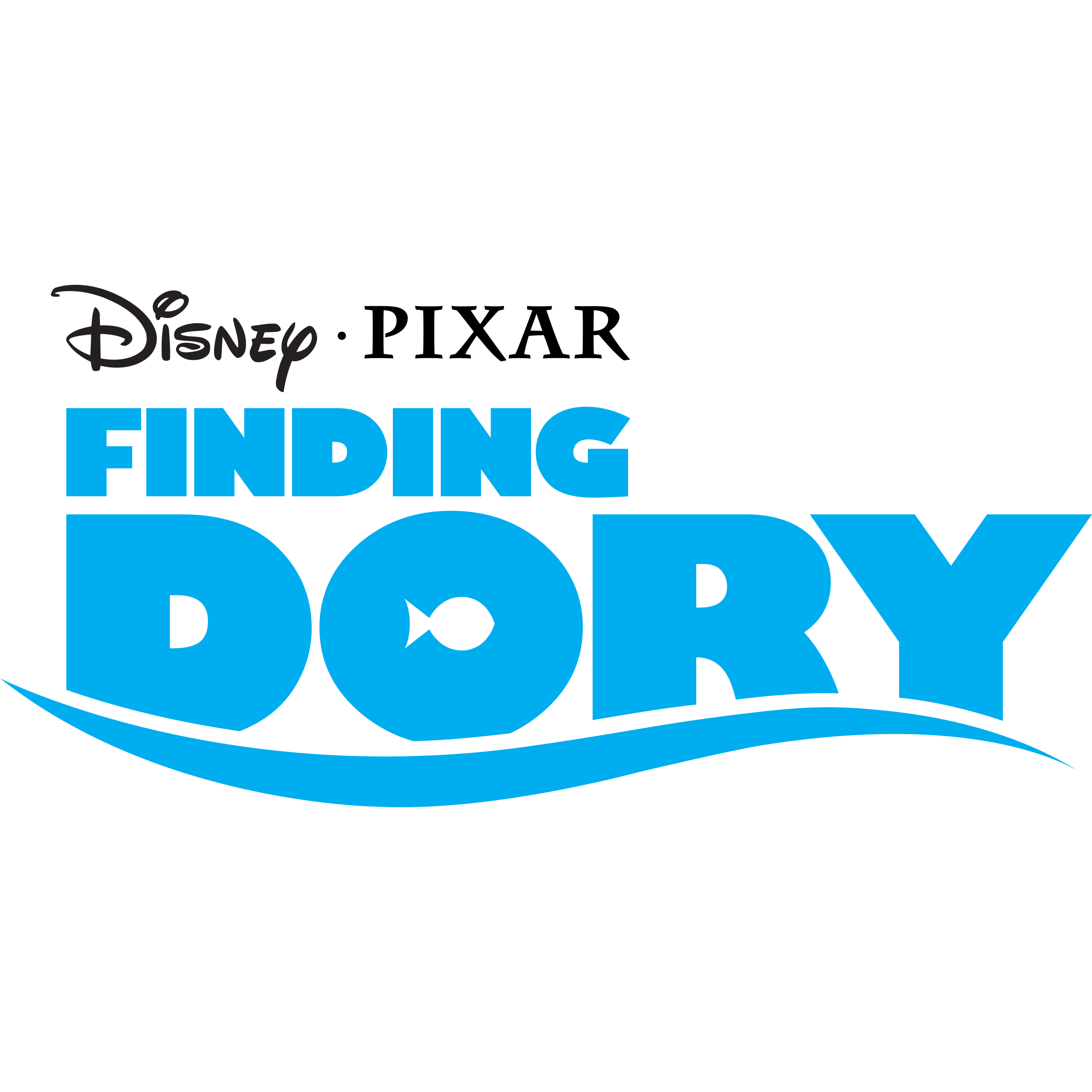Finding Dory Logo Transparent Image