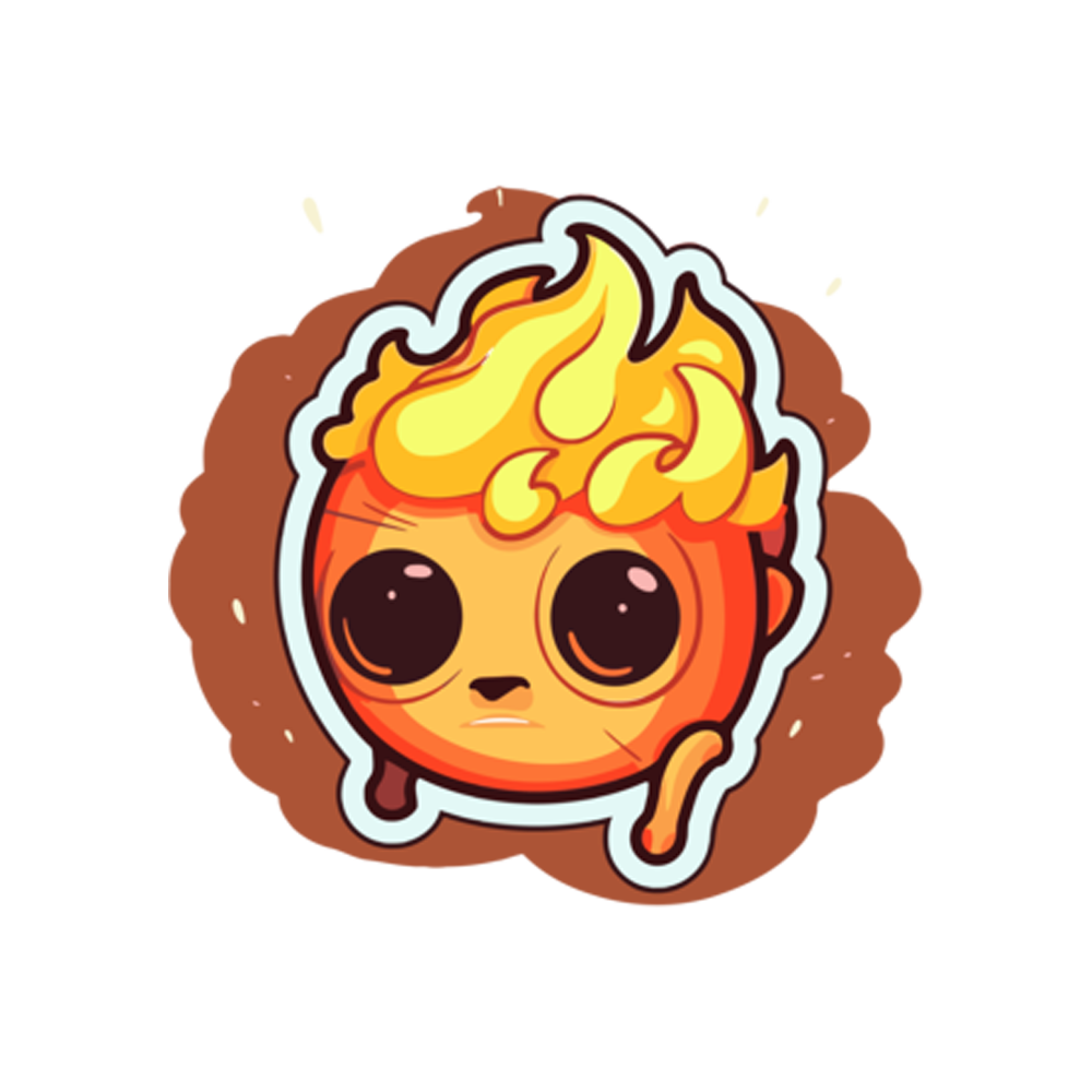 Fireball Free Sticker Transparent Photo