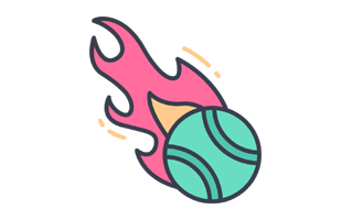 Fireball Free Sticker PNG