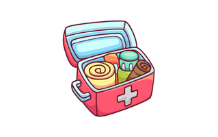 First Aid Kit Free Sticker PNG