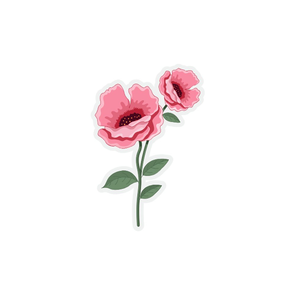 Flower Bouquet Free Sticker Transparent Image