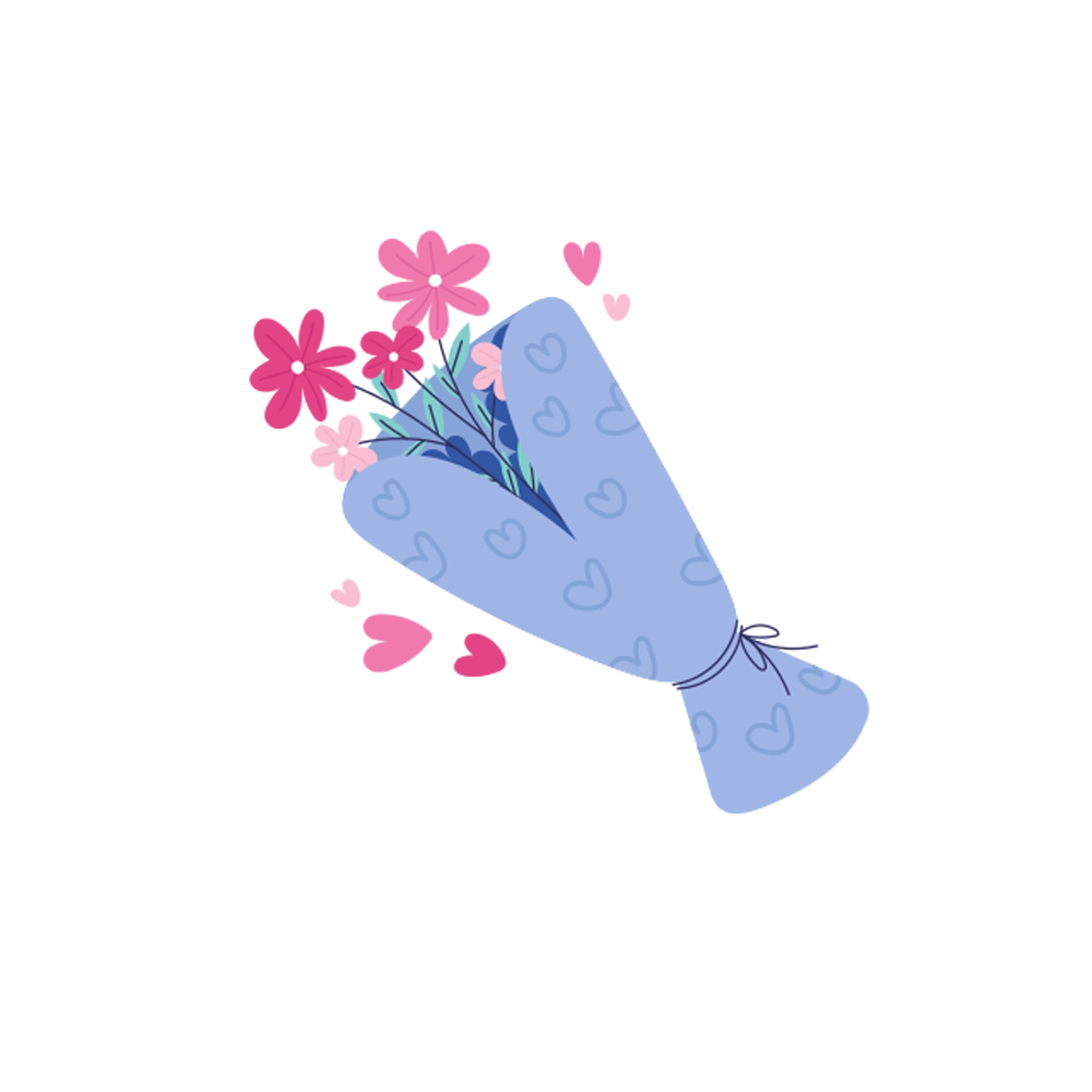 Flower Bouquet Free Sticker Transparent Clipart