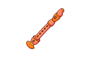Flute Free Sticker PNG
