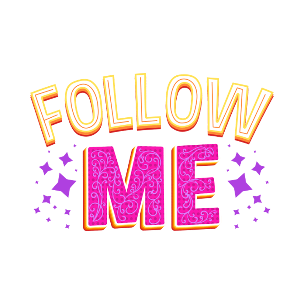 Follow Me Free Sticker Transparent Gallery