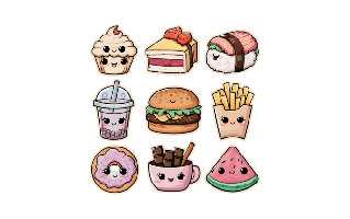 Food Sticker PNG