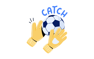 Football Goalkeeper Sticker