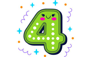 Four Free Sticker PNG