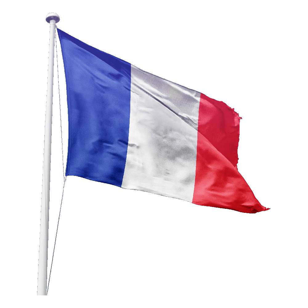 France Flag Transparent Clipart