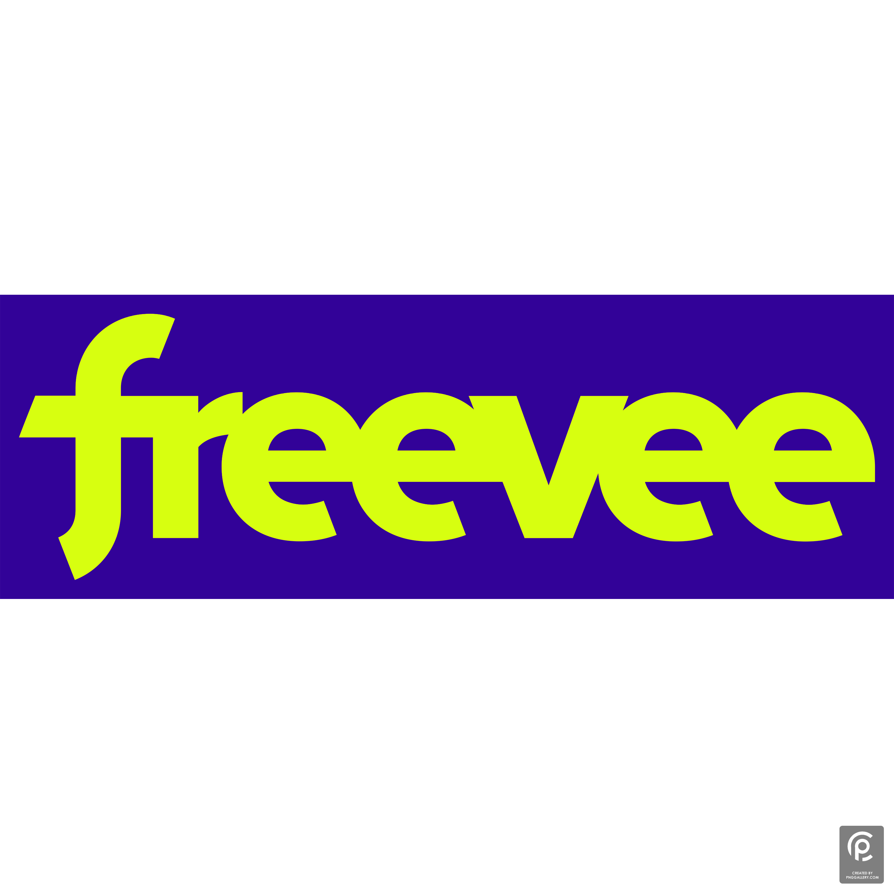 Freevee Logo Background Purple Logo Transparent Clipart