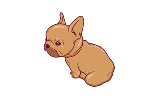 French Bulldog Free Sticker PNG