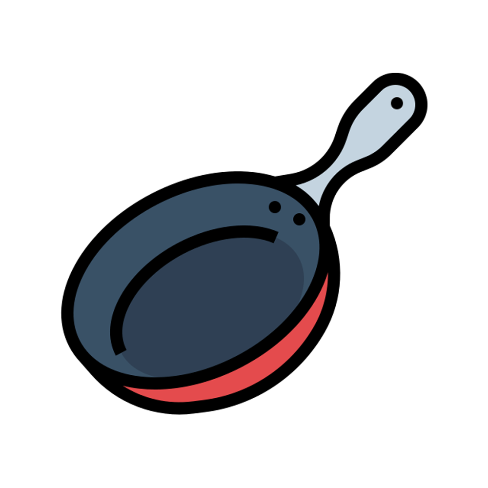 Frying Pan Free Sticker Transparent Image