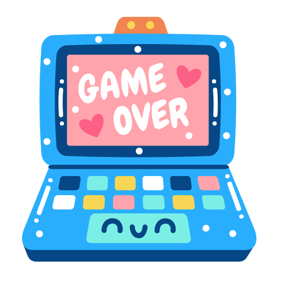 Game Over Sticker Transparent Photo