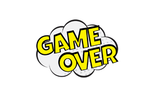 Game Over Sticker PNG