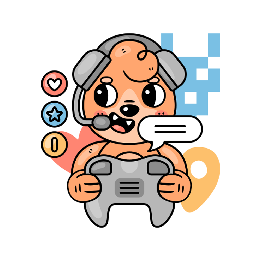 Gamer Sticker Transparent Picture