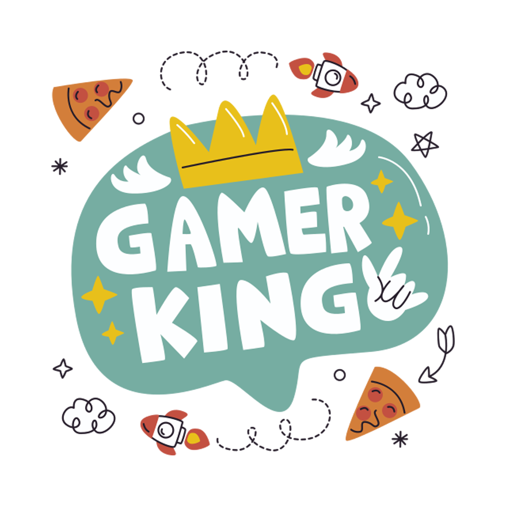 Gamer Sticker Transparent Clipart