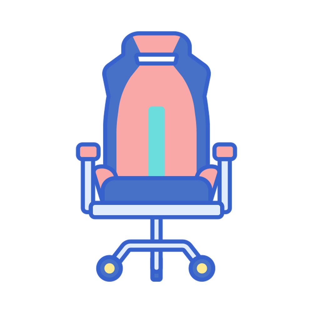 Gaming Chair Free Sticker Transparent Clipart