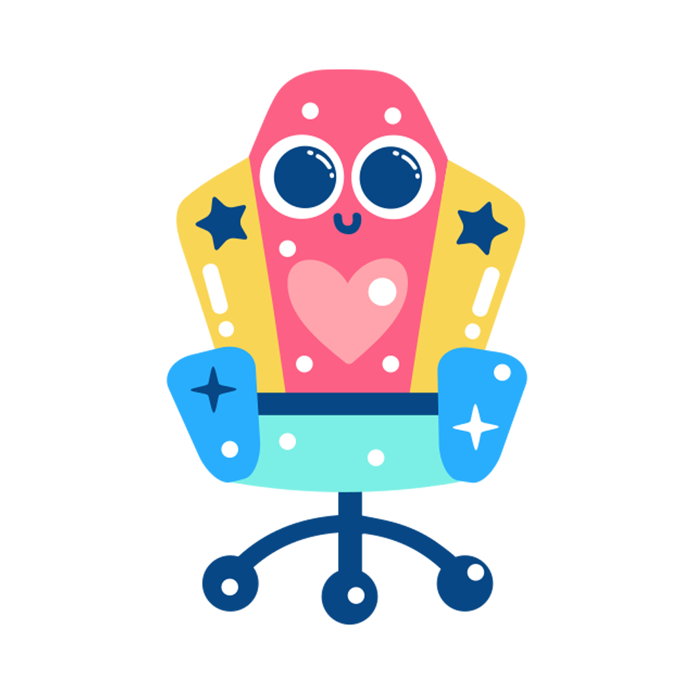 Gaming Chair Sticker Transparent Image