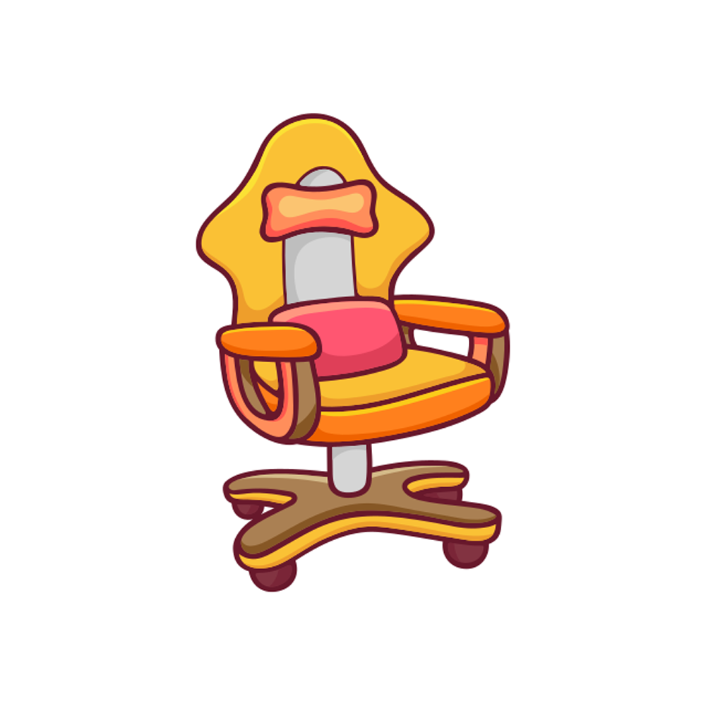 Gaming Chair Sticker Transparent Photo