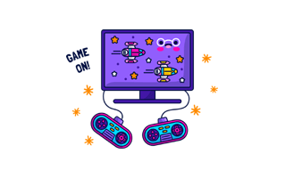 Gaming Free Sticker PNG
