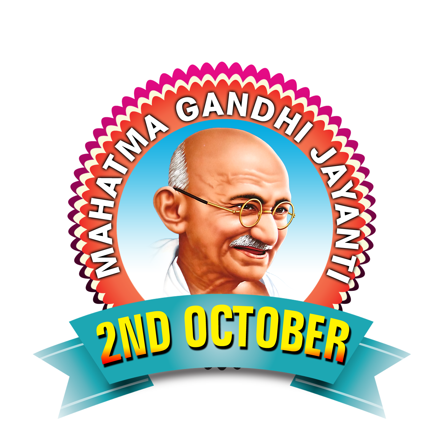 Gandhi Jayanti Transparent Image