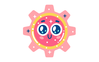 Gear Free Sticker PNG