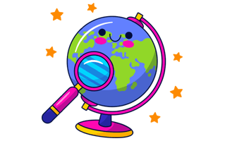 Geography Free Sticker PNG