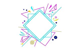 Geometric Frame PNG