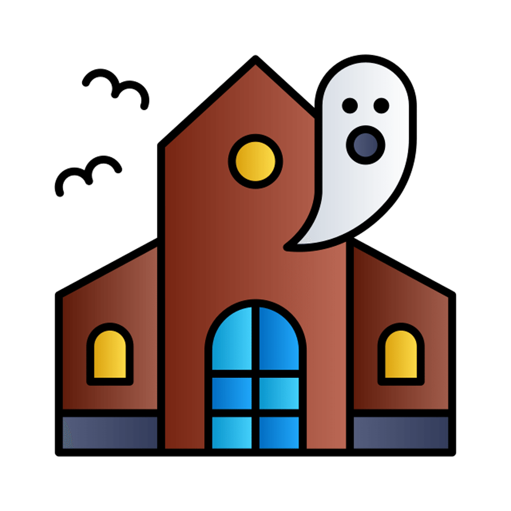 Ghost Castle Free Sticker Transparent Photo