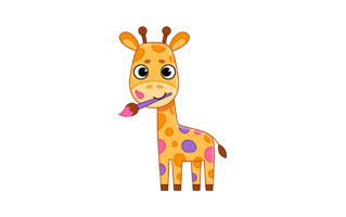 Giraffe Free Sticker PNG