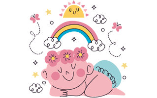Girl Stickers PNG