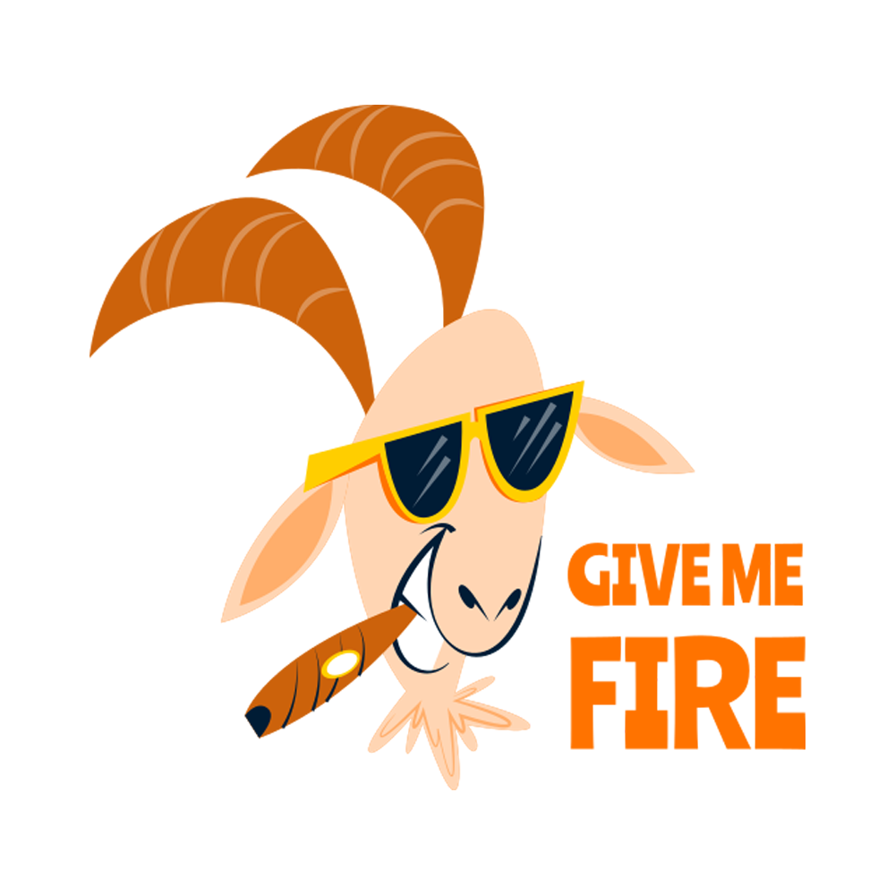 Give Me Fire Free Sticker Transparent Image
