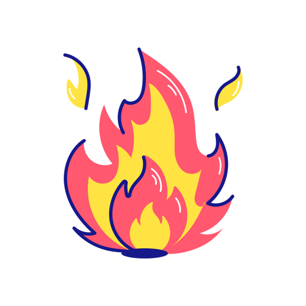 Give Me Fire Free Sticker Transparent Picture