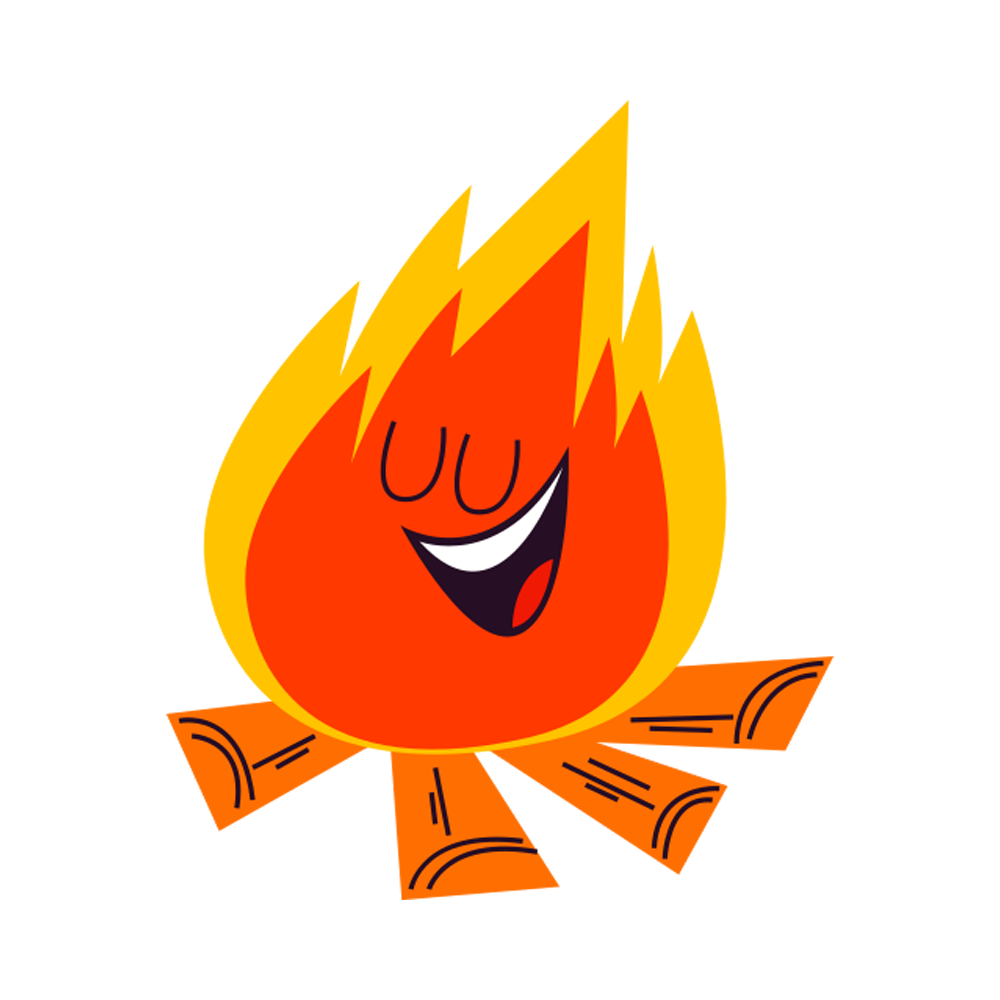 Give Me Fire Free Sticker Transparent Clipart