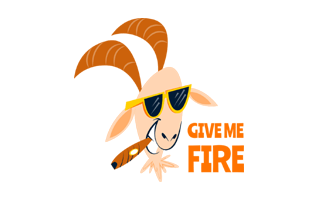 Give Me Fire Free Sticker PNG