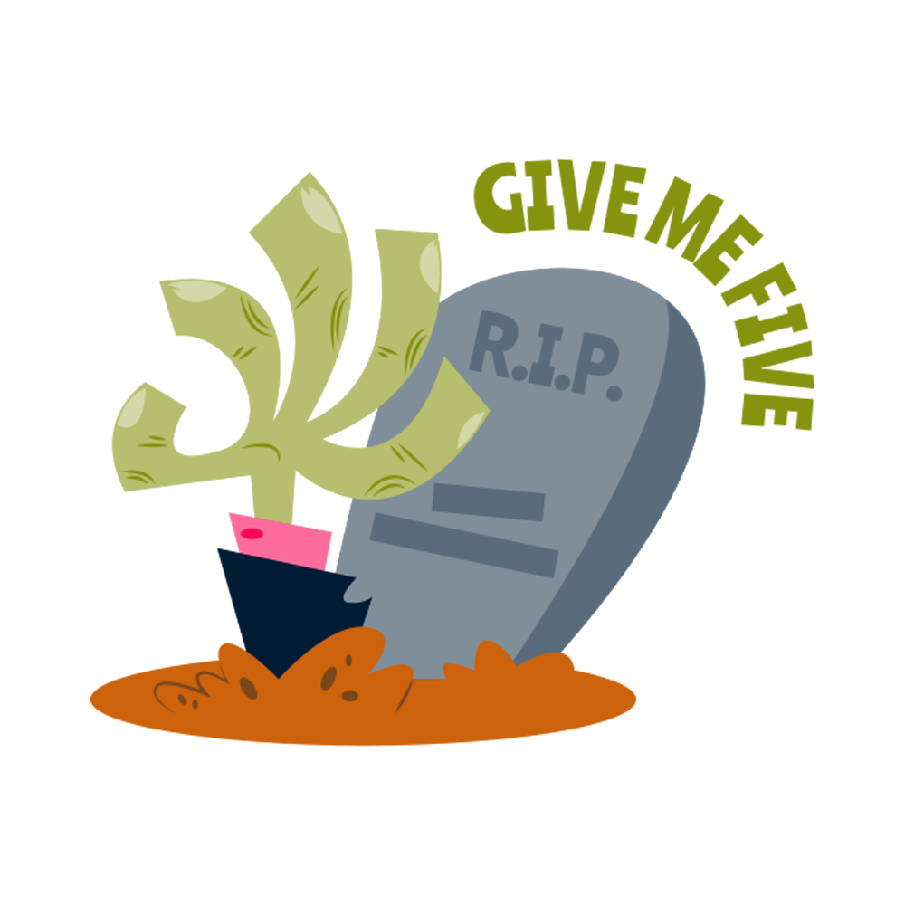 Give Me Five Sticker Transparent Picture