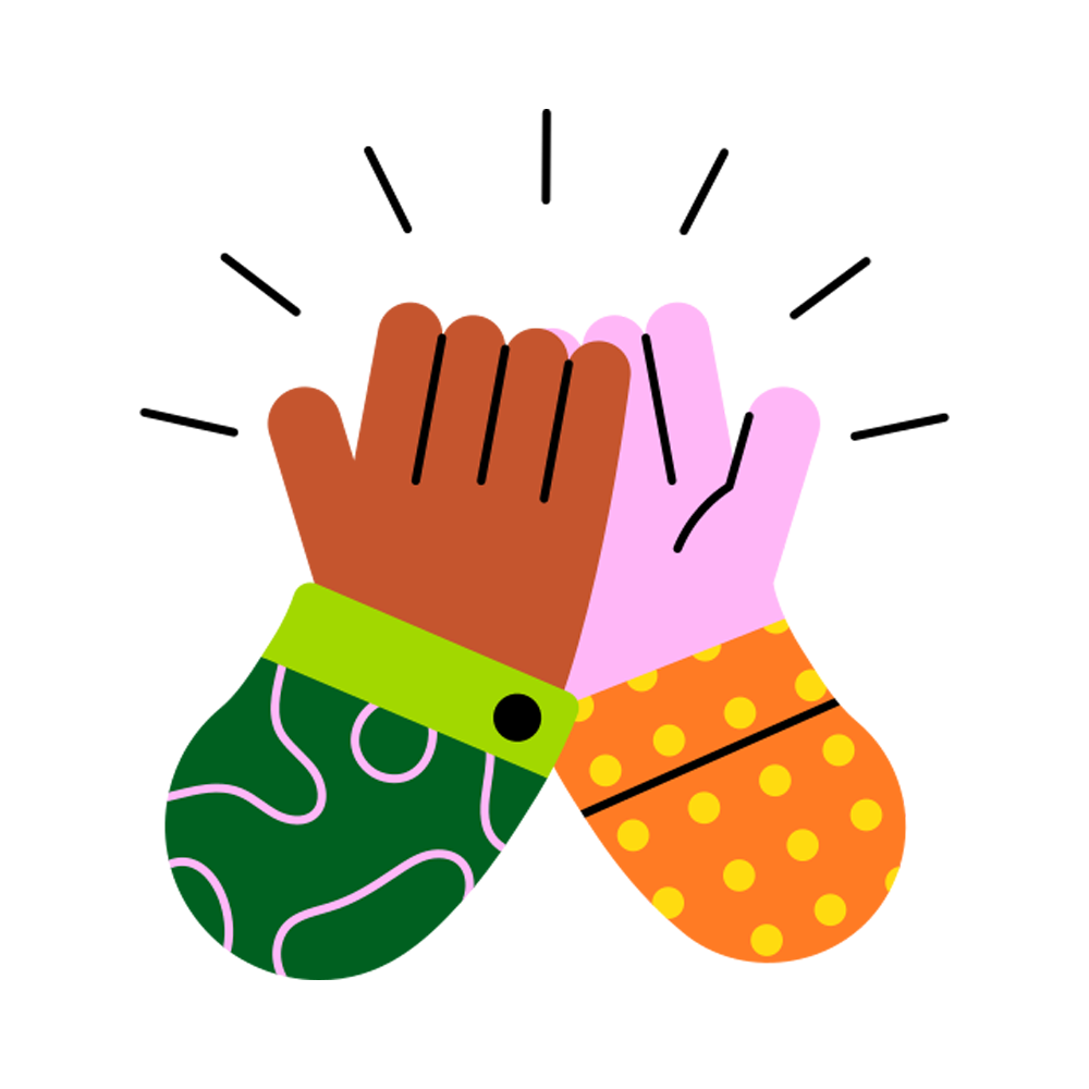 Give Me Five Sticker Transparent Clipart