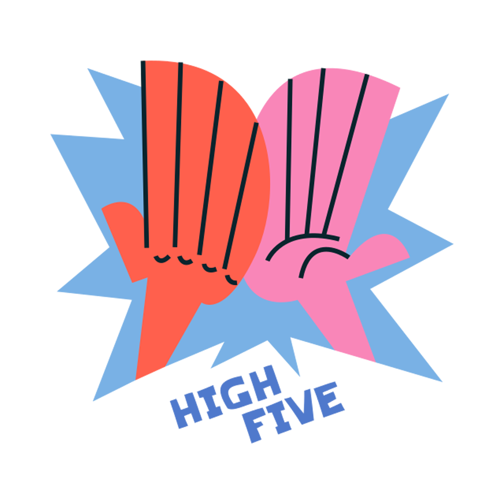 Give Me Five Sticker Transparent Gallery