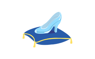 Glass Shoes Sticker PNG