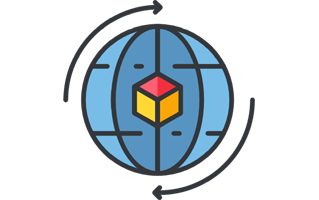 Global Distribution Free Sticker PNG