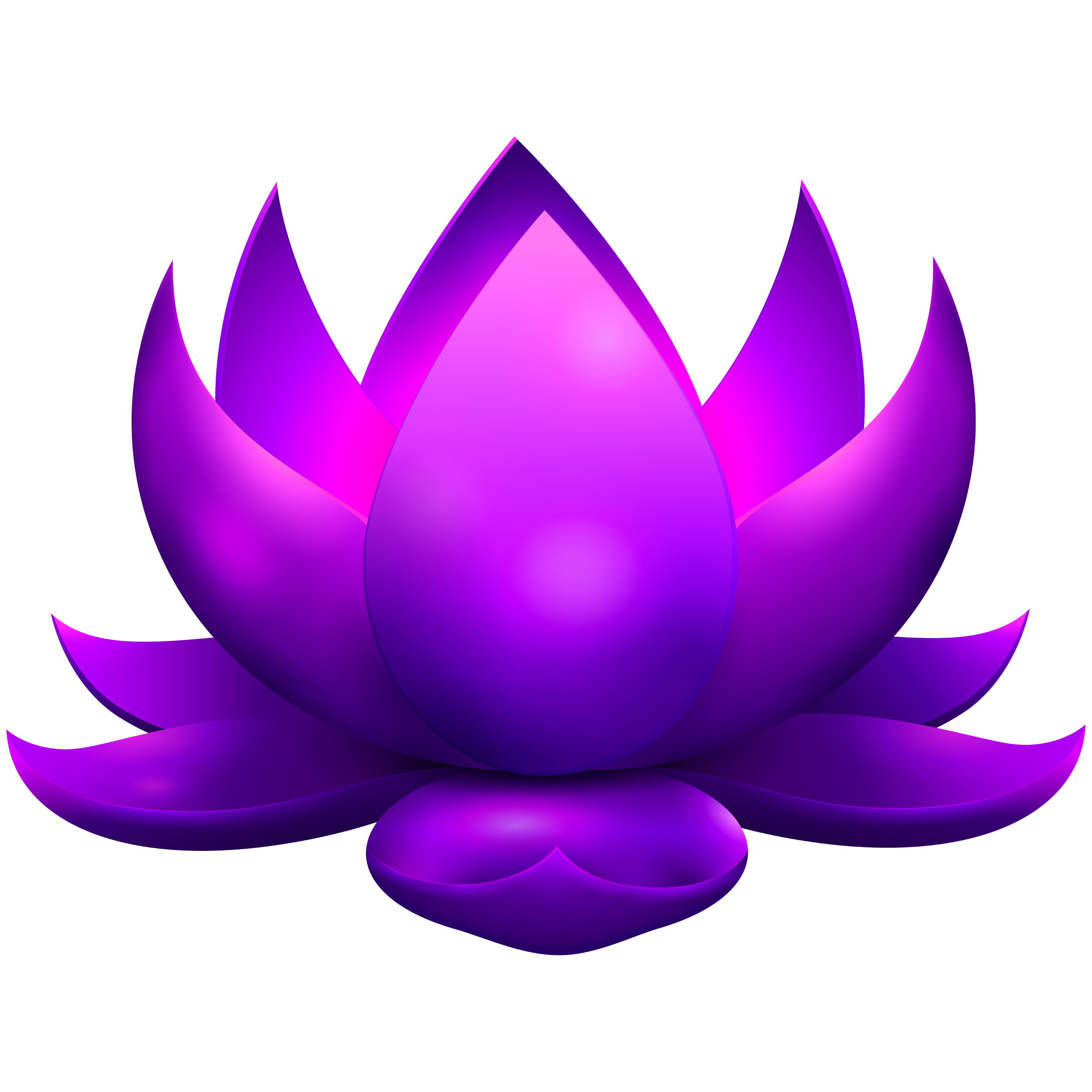 Glowing Lotus Transparent Image