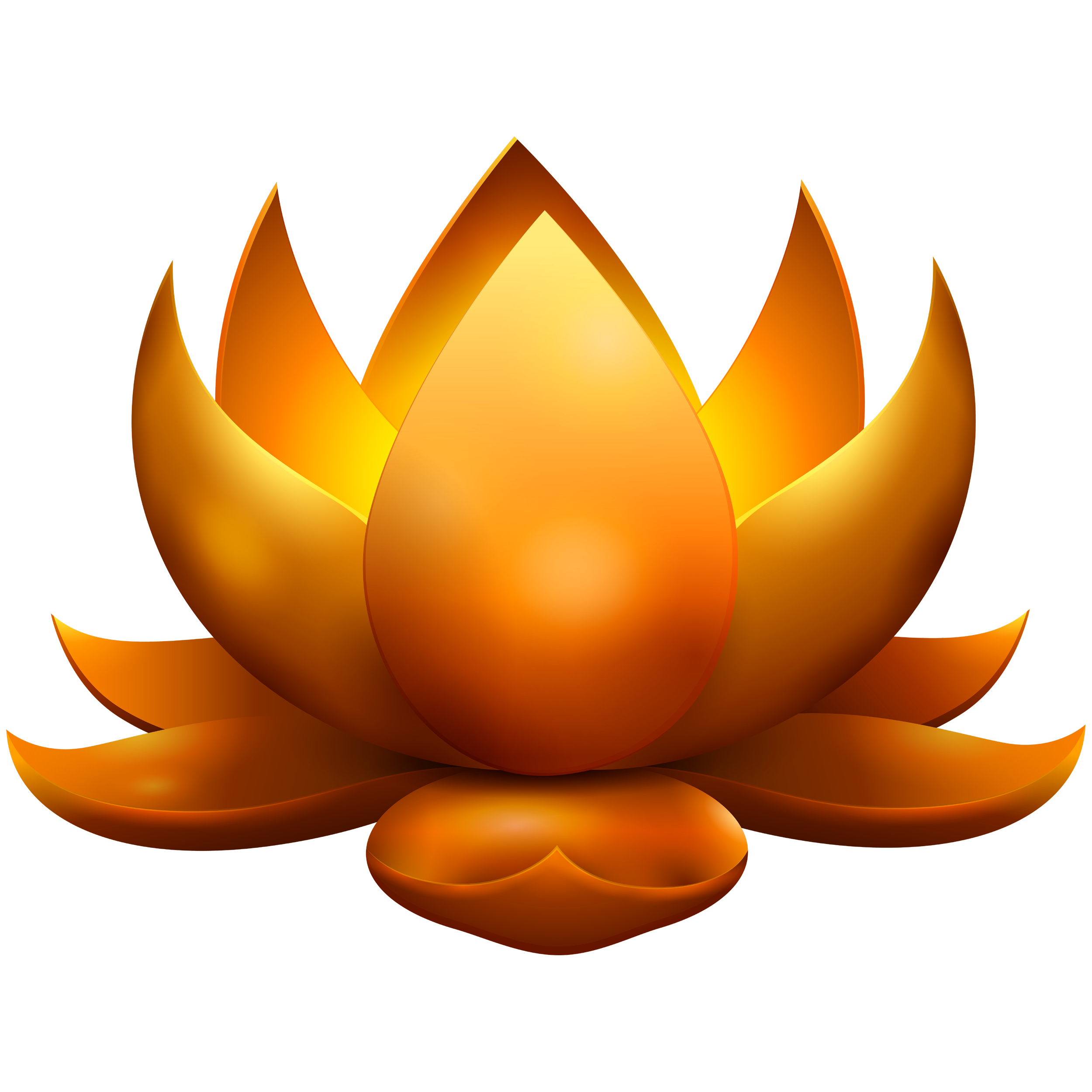 Glowing Lotus Transparent Photo