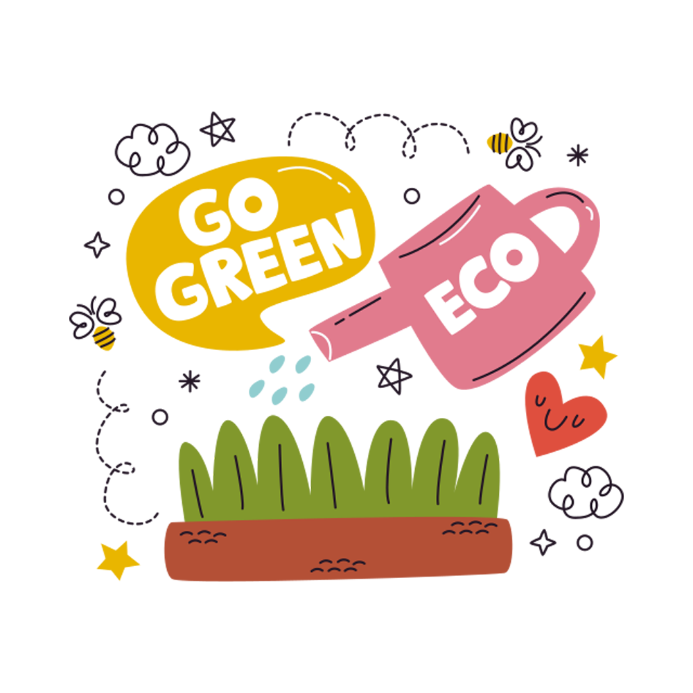 Go Green Free Sticker Transparent Gallery