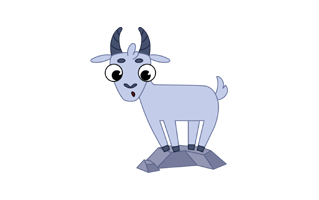 Goat Free Sticker PNG