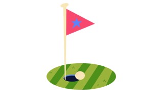 Golf Free Sticker PNG