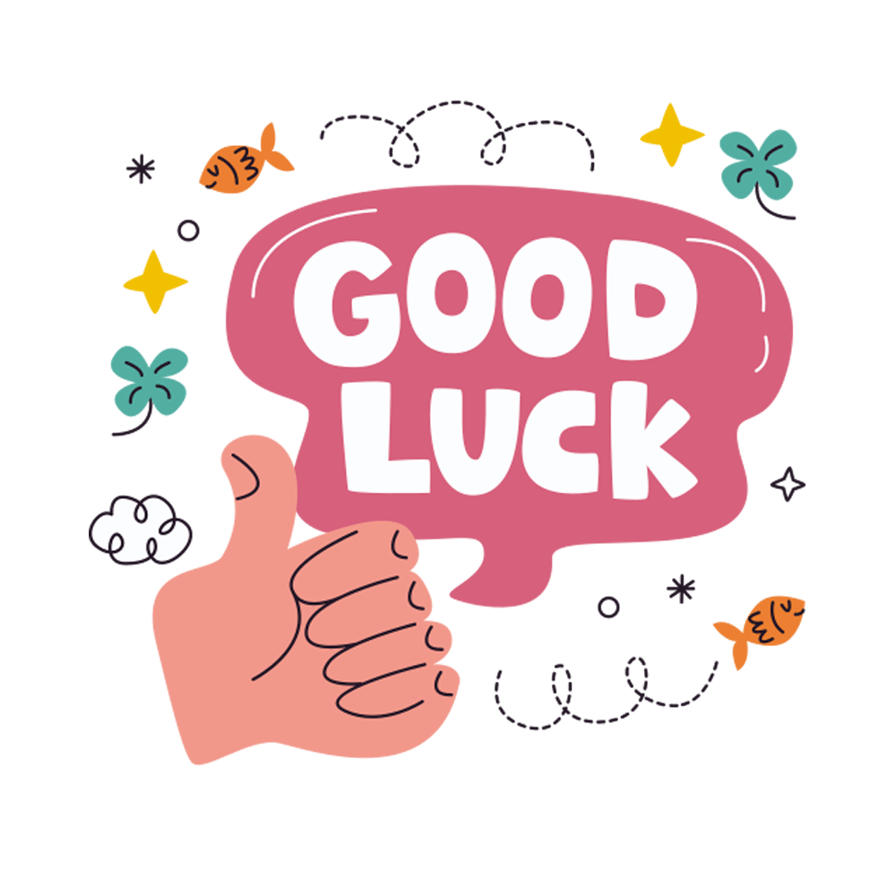 Good Luck Free Sticker Transparent Clipart