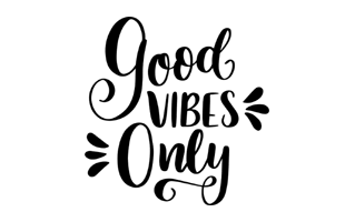 Good Vibes Only Sticker PNG