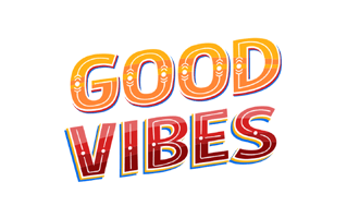 Good Vibes Sticker PNG