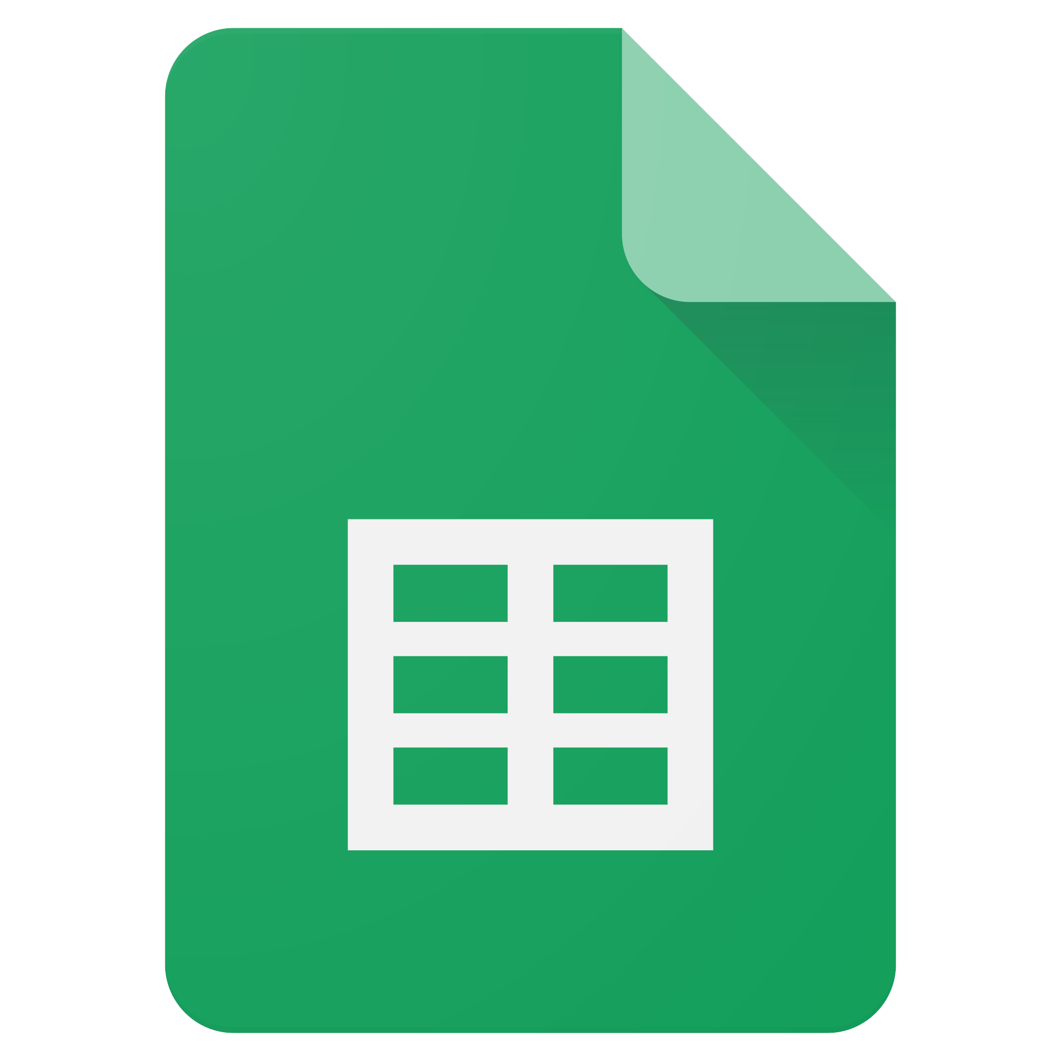 Google Sheets Transparent Gallery