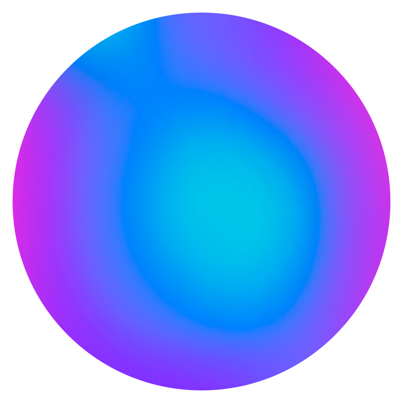 Gradient Sphere Neon Transparent Image